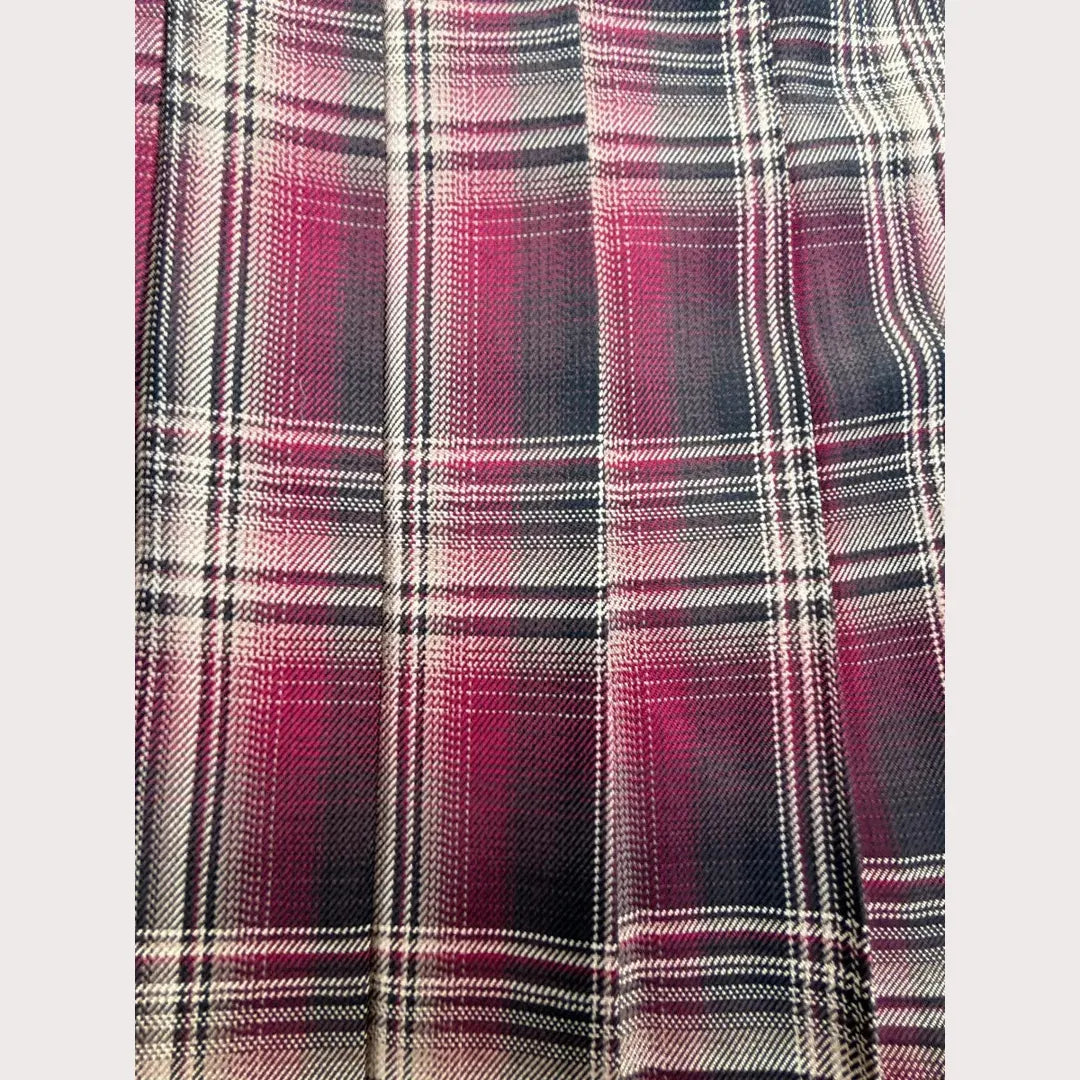 Brown Tartan Pleated Skirt – Dark Academia Aesthetic