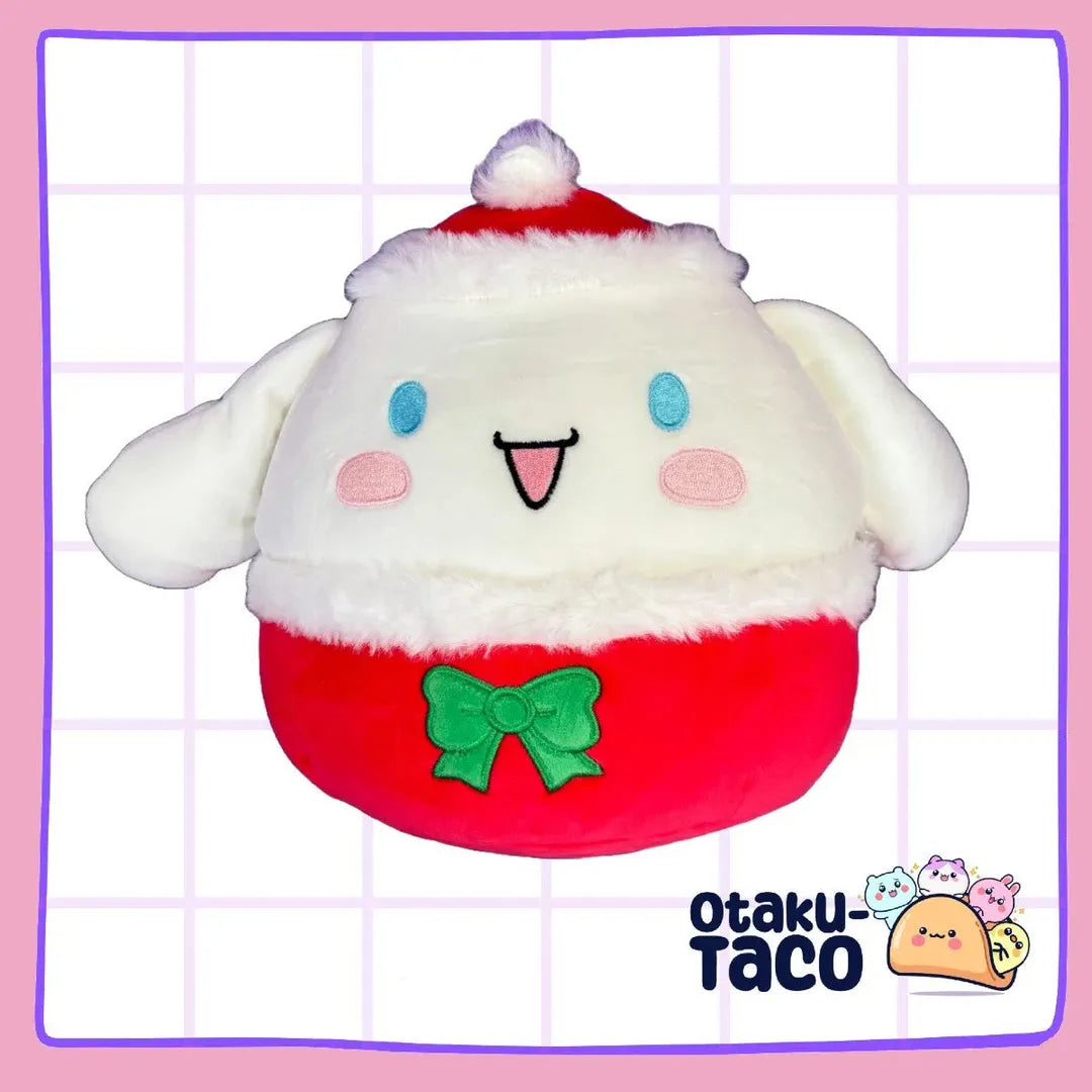 Christmas Sanrio plushies by Squishmallows- Cinnamorroll