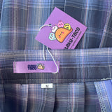 Dark Kawaii Tartan Pleated Skirt –Schoolgirl Cosplay Style