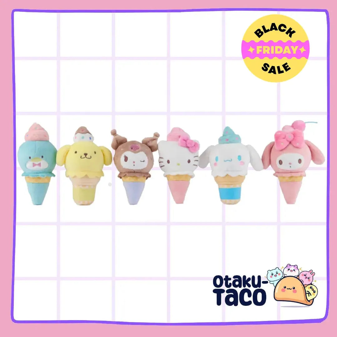 HELLO KITTY & FRIENDS SURPRISE BOX - ICE CREAM PLUSH