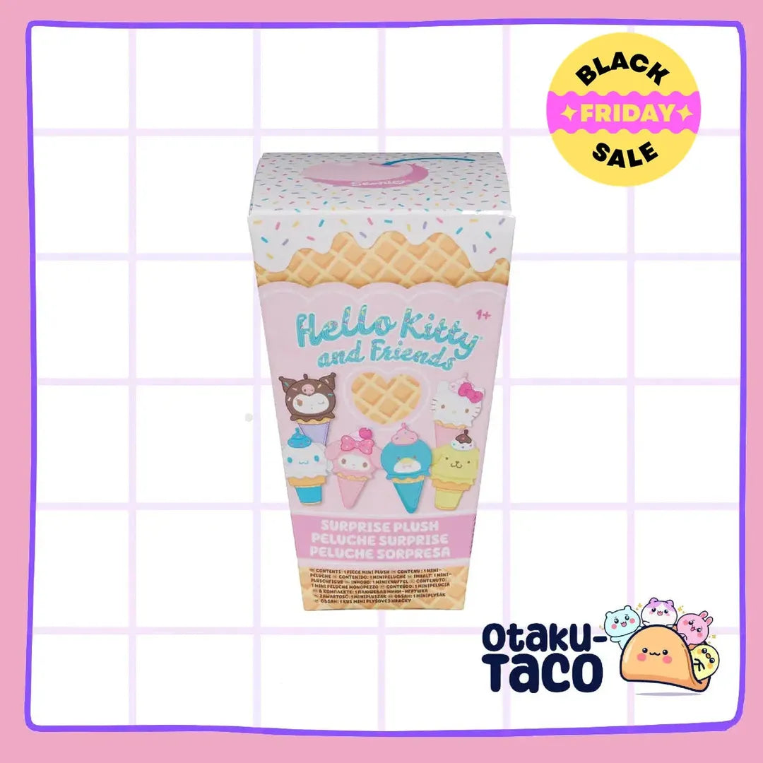 HELLO KITTY & FRIENDS SURPRISE BOX - ICE CREAM PLUSH