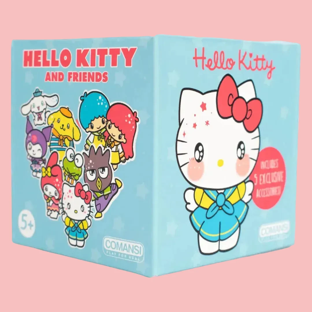 Hello Kitty Friendship Box โ Mini Figurine and Accessories (9 cm)
