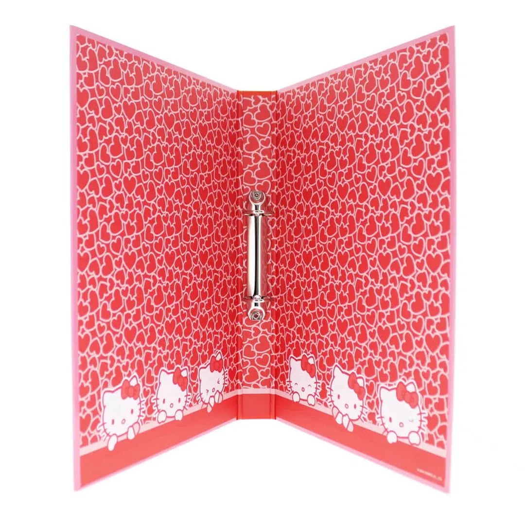 Hello Kitty Ring Binder – Hearts & Bows Design (25 cm)