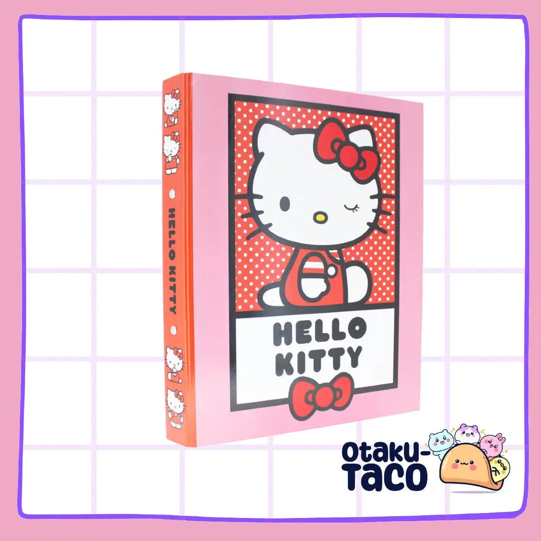 Hello Kitty Ring Binder – Hearts & Bows Design (25 cm)