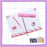 Hello Kitty Stationery set - hearts and rainbows