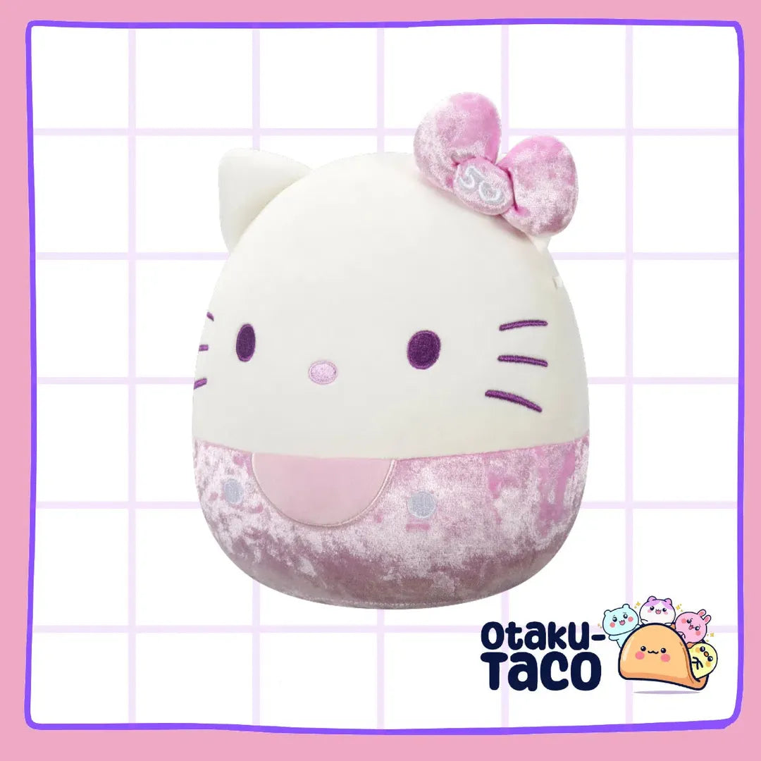 Hello Kitty with the Limited-Edition Light Purple Velvet Squishmallow Plush
