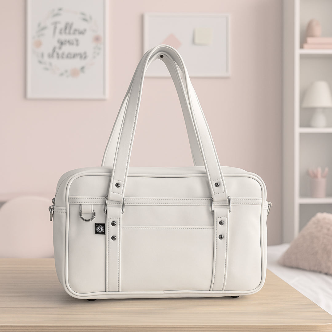White Ita Bag with Clear Window – Shoulder bag