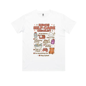 Kawaii Self-Care Checklist Tee