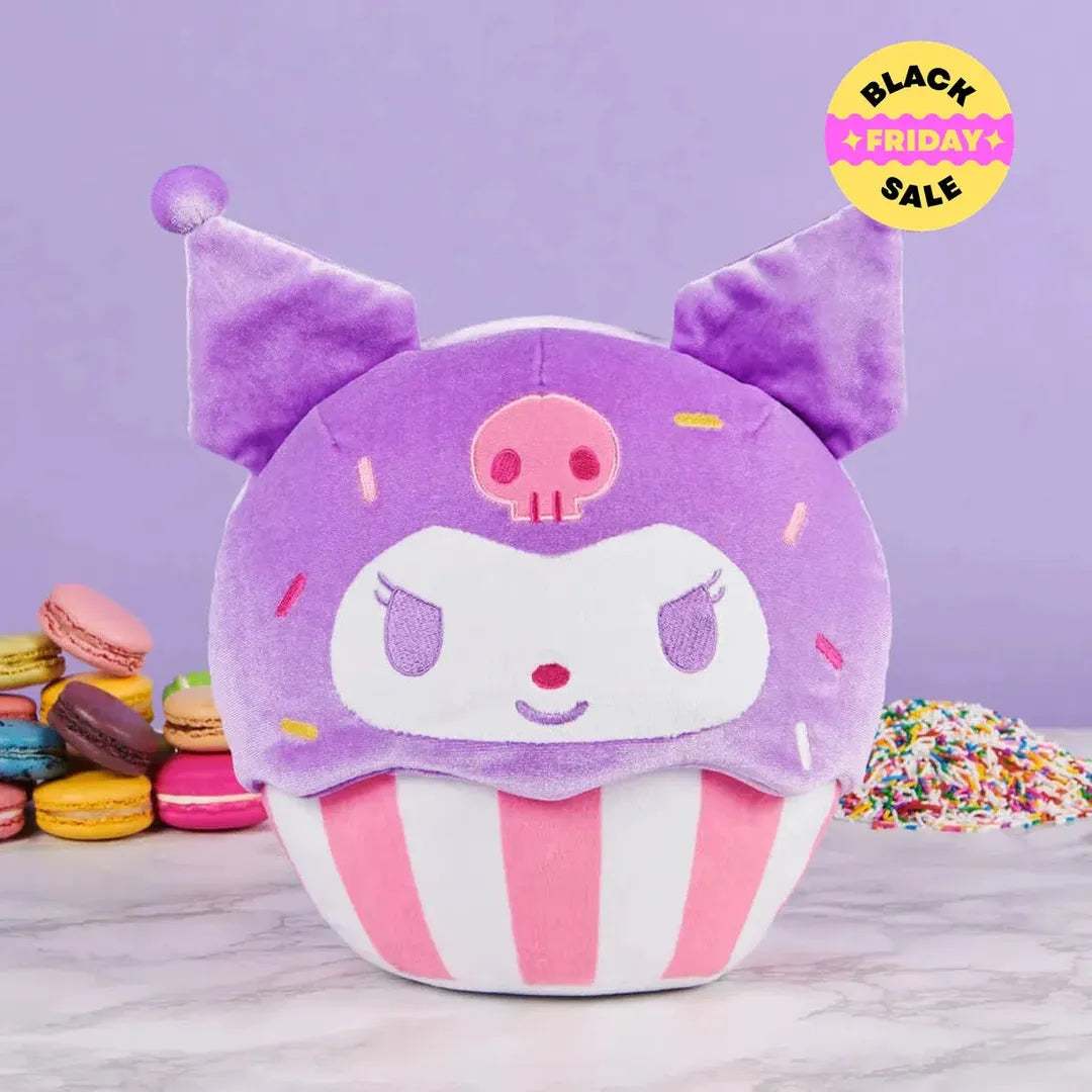 Kuromi, Hello Kitty and My Melody plush toys - Sanrio - 27 cm