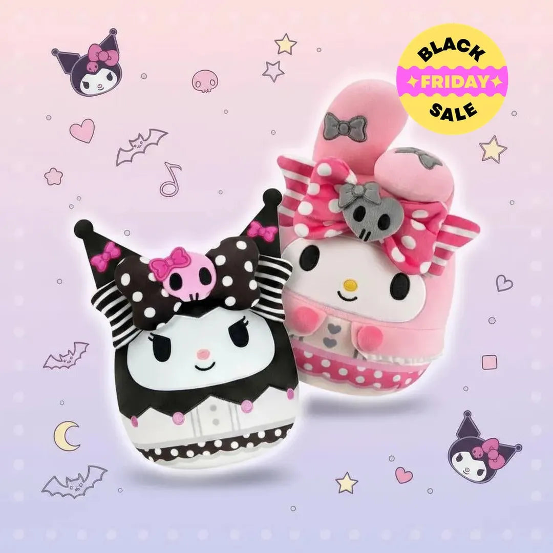 My Melody and Kuromi plush toys Squishmallow’s anniversary
