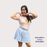 Light Blue Pleated Skirt β Kawaii Schoolgirl