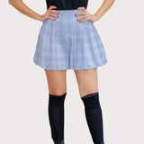 Light Blue Pleated Skirt β Kawaii Schoolgirl