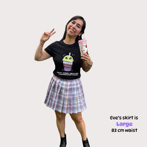 Pastel Pleated Skirt – Kawaii Japanese Schoolgirl Look