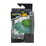 Pokémon Bulbasaur figure in packaging with Pokémon logo