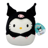 Hello Kitty in Kuromi Hoodie – 8" Sanrio Squishmallows Plush