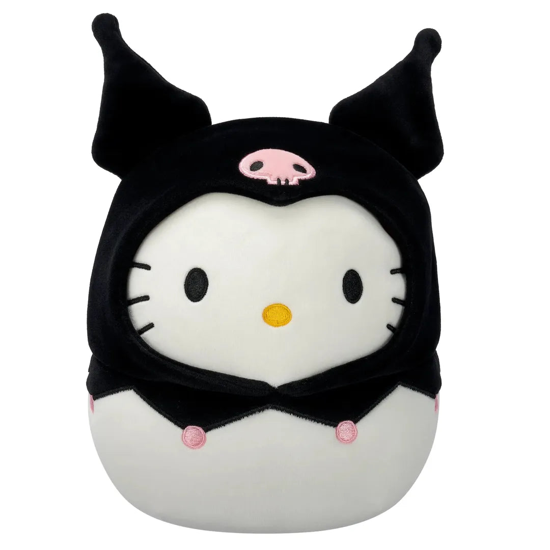 Hello Kitty in Kuromi Hoodie – 8" Sanrio Squishmallows Plush