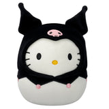 Hello Kitty in Kuromi Hoodie – 8" Sanrio Squishmallows Plush