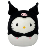 Hello Kitty in Kuromi Hoodie – 8" Sanrio Squishmallows Plush