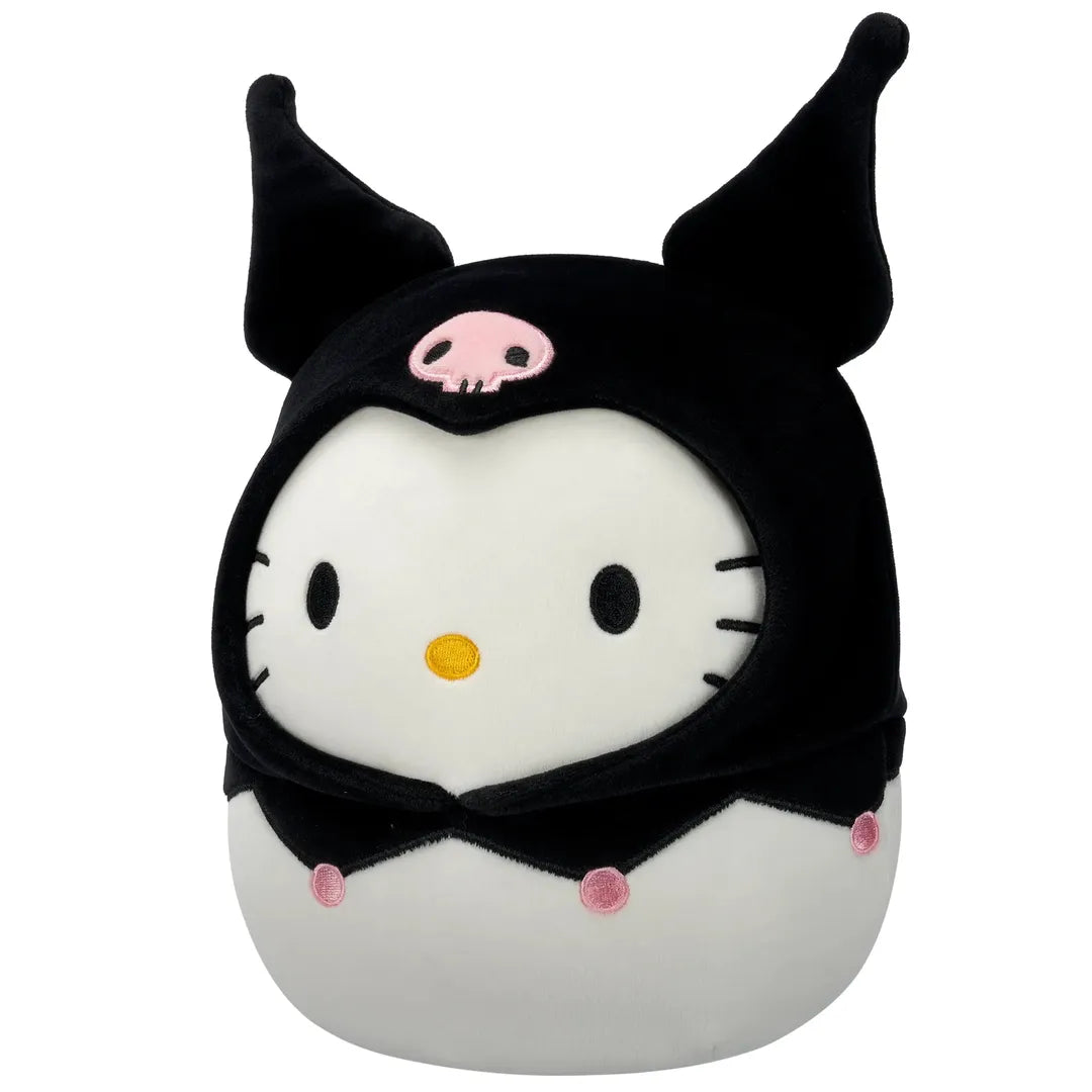 Hello Kitty in Kuromi Hoodie – 8" Sanrio Squishmallows Plush