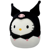 Hello Kitty in Kuromi Hoodie – 8" Sanrio Squishmallows Plush