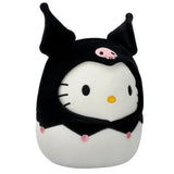Hello Kitty in Kuromi Hoodie – 8" Sanrio Squishmallows Plush