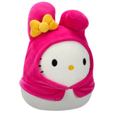 Hello Kitty in My Melody Hoodie – 8" Sanrio Squishmallows Plush