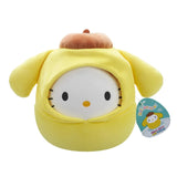 Hello Kitty in Pompompurin Hoodie – 8" Sanrio Squishmallows Plush