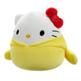 Hello Kitty in Pompompurin Hoodie – 8" Sanrio Squishmallows Plush
