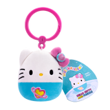 Sanrio Squishmallows 3.5" Bag Clips – Hello Kitty & Friends (5 Styles)