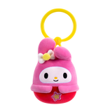 Sanrio Squishmallows 3.5" Bag Clips – Hello Kitty & Friends (5 Styles)