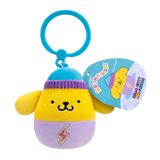 Sanrio Squishmallows 3.5" Bag Clips – Hello Kitty & Friends (5 Styles)