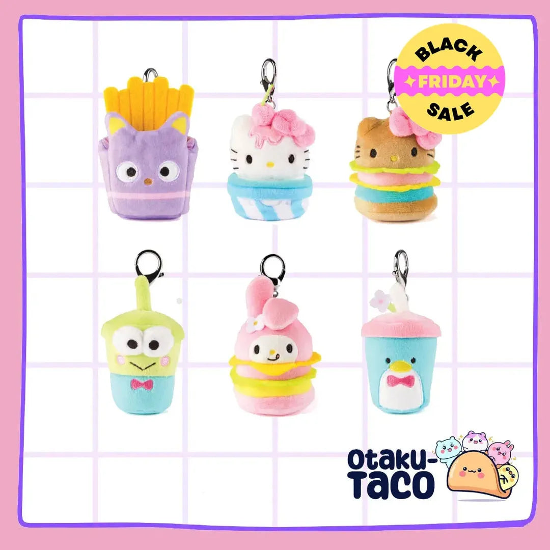 Sanrio Hello Kitty and Friends Fast Food Mystery Plush Keychains - Blind box
