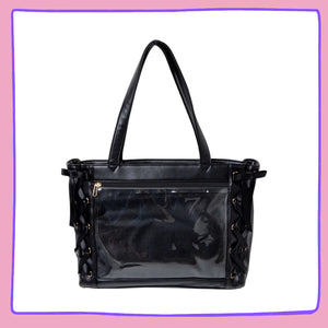 WEGO Vinyl Ita Bag – Clear Window Display Tote