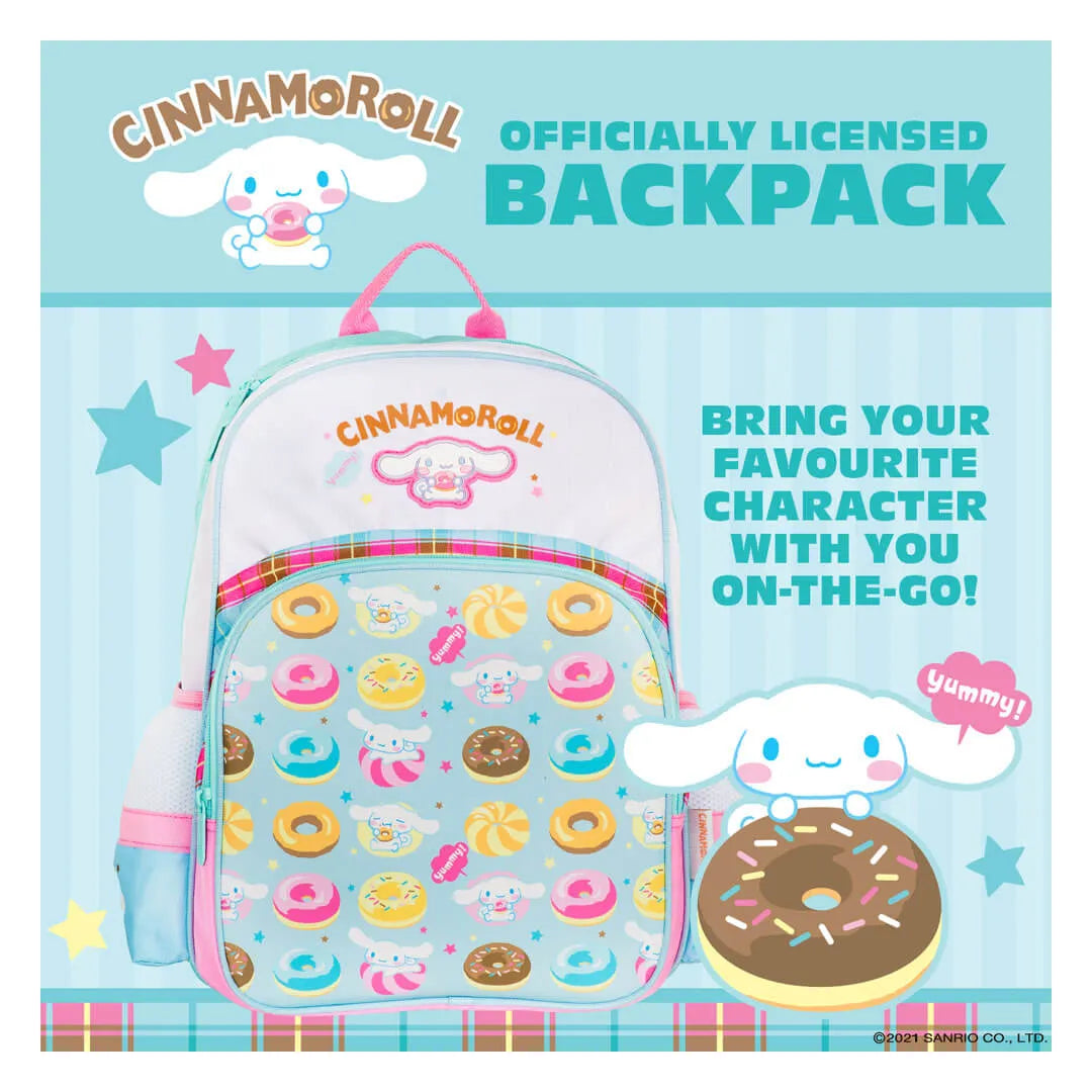 Cinnamoroll backpack with donut pattern Sanrio