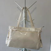 Cream Ita-Bag – Classic Pastel Display Tote for Pins & Collectables | Australia
