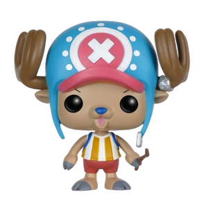 Regular Funko Pop! vinyl figure with blue helmet and red cap with white 'X' Tony Chopper
