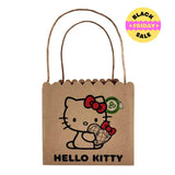 Hello Kitty eco plush in reusable cardboard bag packaging