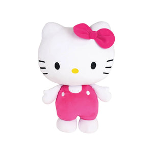 Sanrio Hello Kitty plush toy. Soft squishable plush with pink bow and pink attire