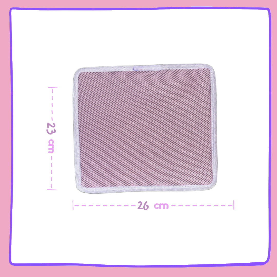 ita bag mesh insert for purple ita bag