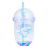 Official Sanrio Cinnamoroll cup with straw and figure topper
