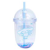 Official Sanrio Cinnamoroll cup with straw and figure topper