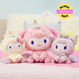 Kuromi Unicorn Plush 15 cm β Super Soft Kawaii Sanrio Toy | Official Sanrio Product