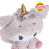 Kuromi Unicorn Plush 15 cm β Super Soft Kawaii Sanrio Toy | Official Sanrio Product