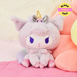 Kuromi Unicorn Plush 15 cm β Super Soft Kawaii Sanrio Toy | Official Sanrio Product