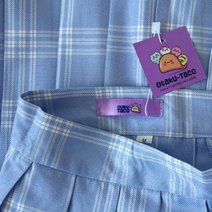 Light Blue Pleated Skirt – Kawaii Schoolgirl