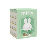 Miffy toy packaging with a green background and Miffy character on it.