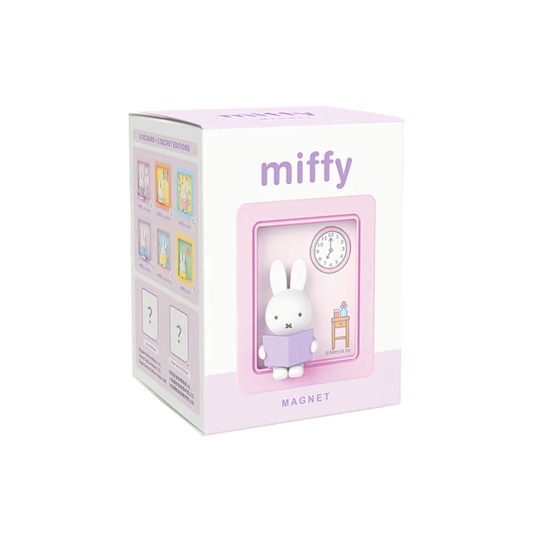 Miffy blind box magnetic photoframe on a white background