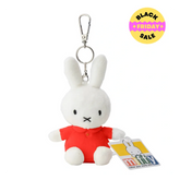 Miffy Plush Keyring – 12 cm Dress Bag Charm (Blue, Red, Yellow)