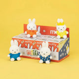 Miffy plush keyring Series 3 display with four styles shown on top
