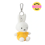 Miffy Plush Keyring – 12 cm Dress Bag Charm (Blue, Red, Yellow)